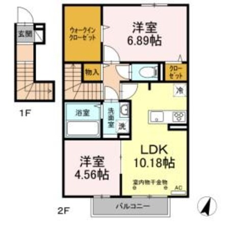 シャルムの物件間取画像